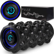 Foam Roller for Physical Therapy & Exercise - Vibrating Foam Roller for Back Pain, Muscle Recovery, Deep Tissue Massage and Stretching - Electric Foam Roller, 8 Speed, Rechargeable, Black